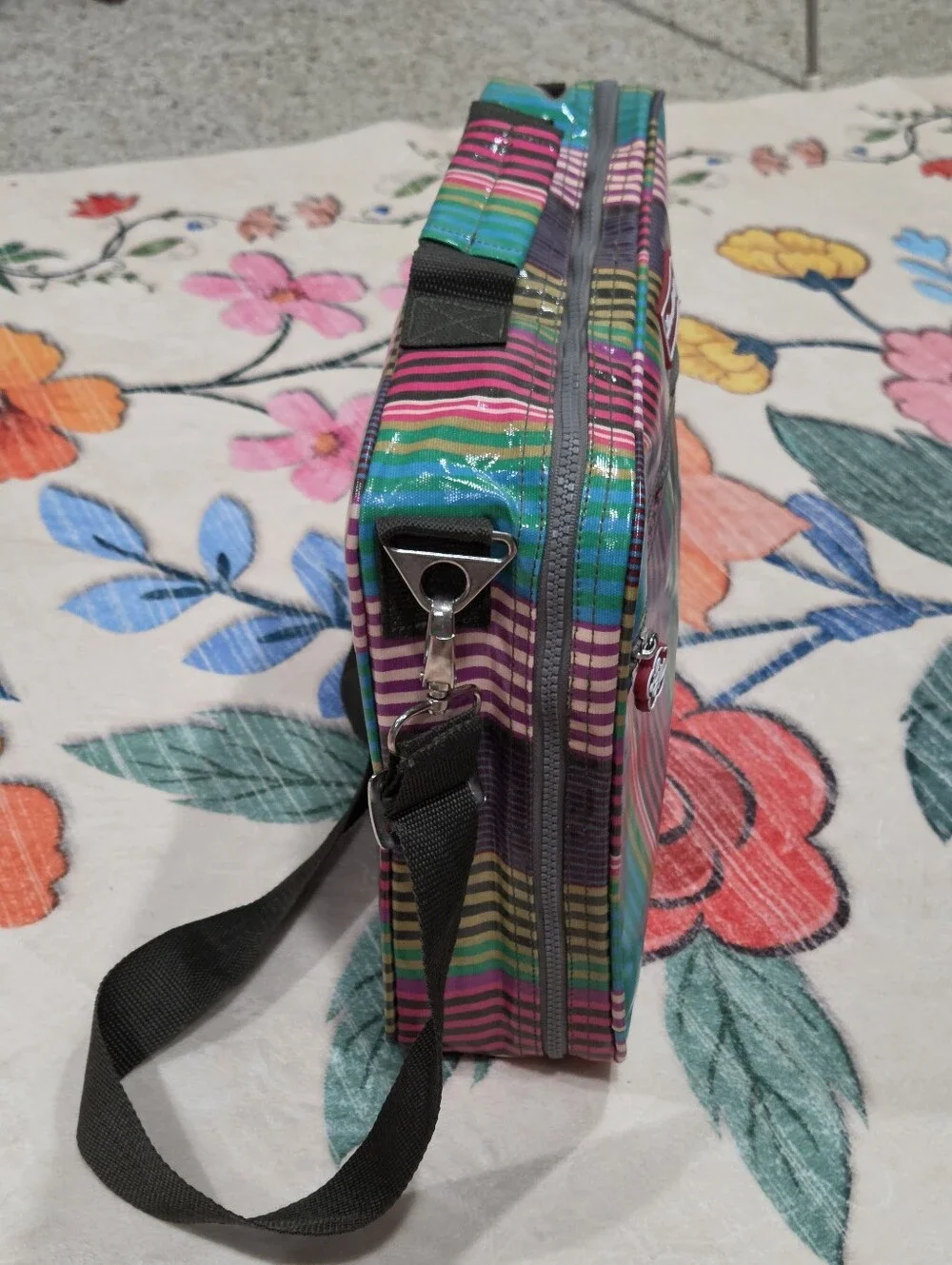 Lou Harvey Multi Stripe Laptop Bag
